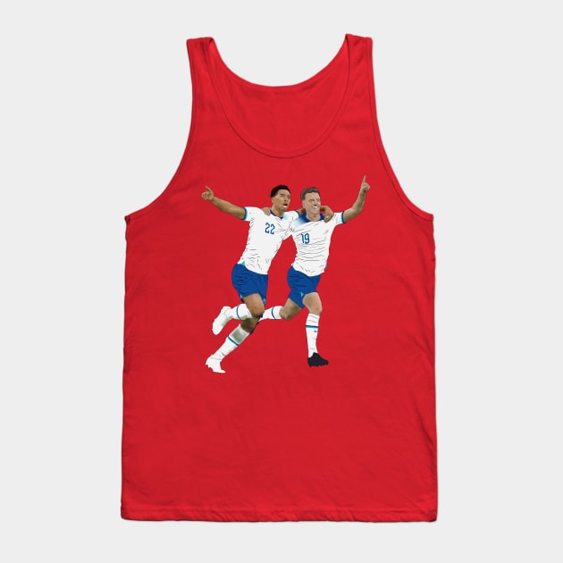 Bellingham Mount England Goal Celebration Tank Top by Hevding